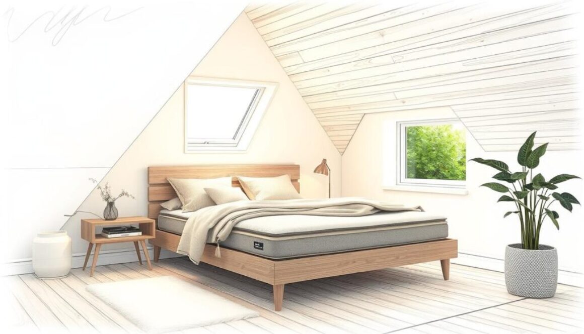 boxspringbett für dachschrägen